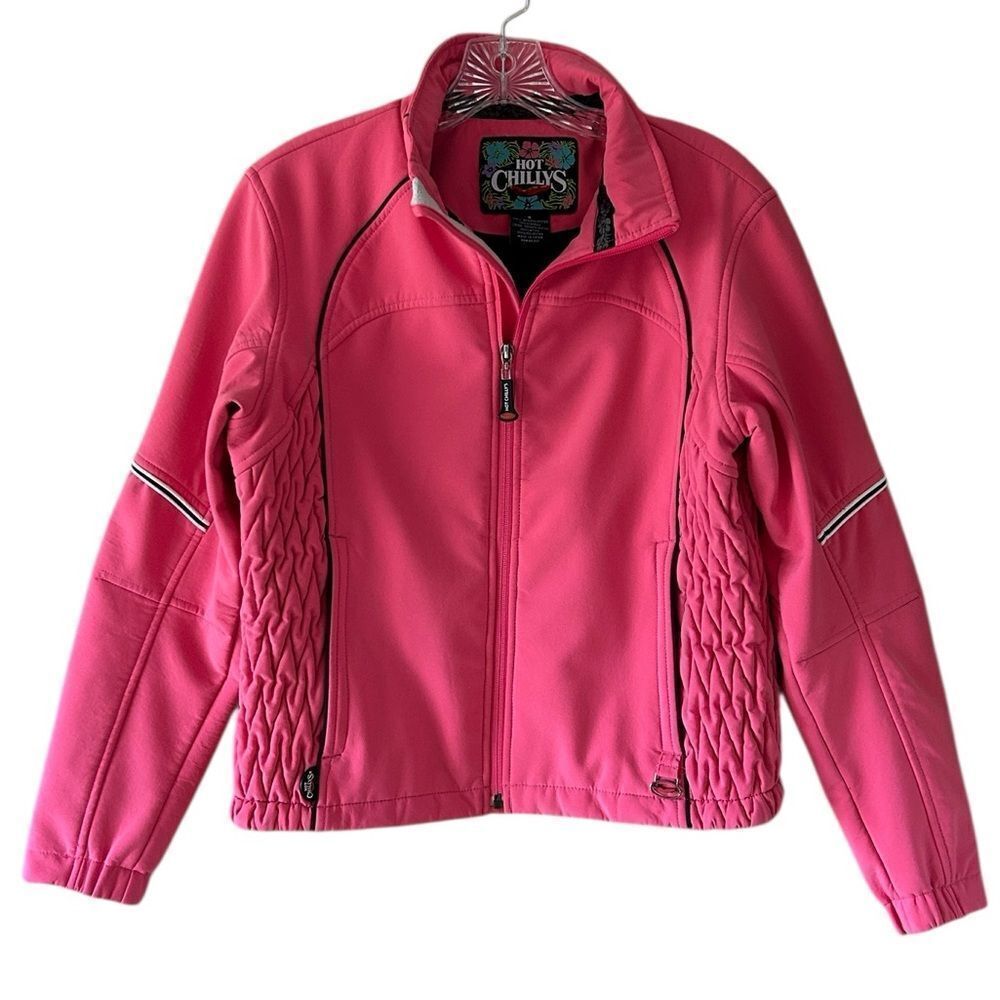 Hot Chillys Pink Soft Shell Zip-Up Jacket